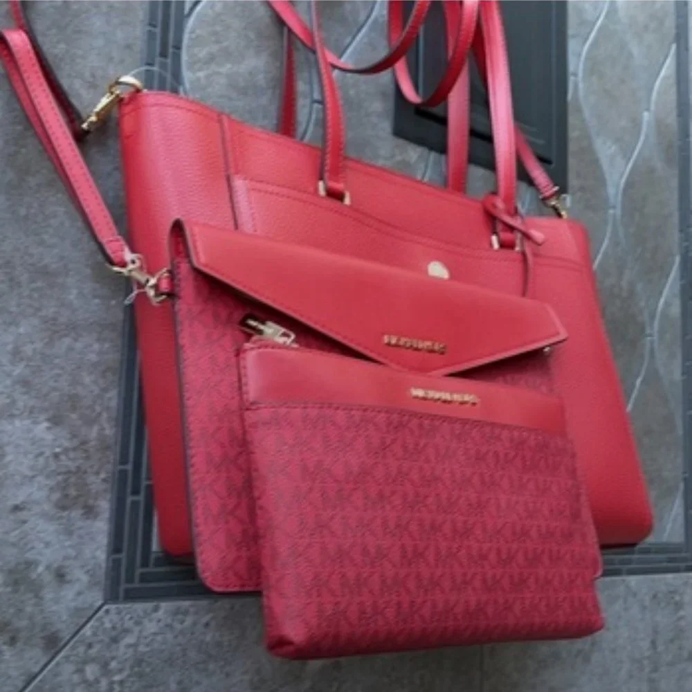 Michael Kors Maisie Large 3in1 Tote Bag Leather